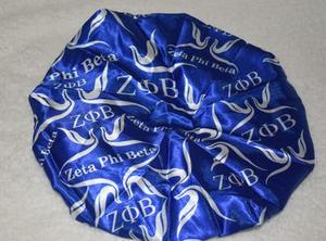 Vente en gros de haute qualité Zeta Phi Beta Sublimation femmes Satin Bonnets sur mesure sororité brodé réglable pour toutes les saisons - Product Image 2