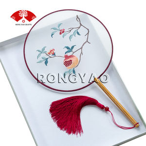 <span class=keywords><strong>พัด</strong></span>ลมมือถือสไตล์จีน<span class=keywords><strong>โบราณ</strong></span>ทำจากผ้าไหมโปร่งแสงของผู้หญิงสไตล์วินเทจสไตล์<span class=keywords><strong>ญี่ปุ่น</strong></span>พัดวงกลมสวยงาม - Product Image 4