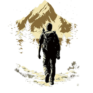 Autocollants DTF thermocollants personnalisables, motifs touristiques de montagne enneigée, haute résolution, lavables - Product Image 3