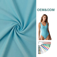 Tela de Poliéster y Spandex Semibrillante de Alta Elasticidad para Trajes de Baño, 250GSM, 152cm