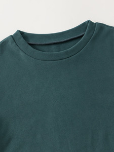 Ensemble de pyjama décontracté à col rond de haute qualité, très vendu, couleur unie, manches courtes, vêtements de détente pour femmes, pour le printemps, l'été et l'automne - Product Image 3