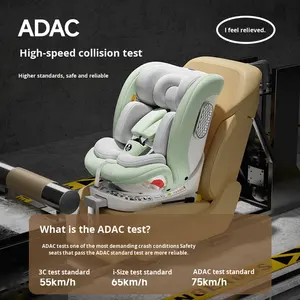 Siège <span class=keywords><strong>auto</strong></span> enfant DWARFOO allemand pour voitures de <span class=keywords><strong>0</strong></span> à 12 ans, siège inclinable portable en coton avec capacité de 36 kg, modèle DWF-LYB833 - Product Image 2