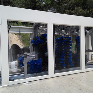 Station de <span class=keywords><strong>lavage</strong></span> de voitures en tunnel de qualité commerciale avec système de brosses rotatives pour stations-service à fort trafic et nettoyage automatique des véhicules - Product Image 5