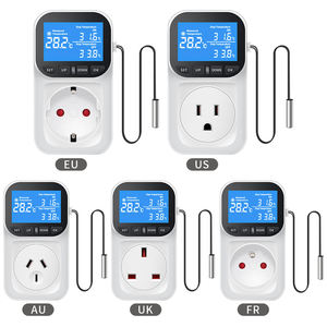Portable Intelligent Plastic OEM <b>WiFi</b> Power Timer Switch Socket Digital EU <b>Plug</b> Thermostat Temperature Controller for - Product Image 3