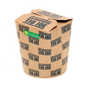 ตัวอย่างฟรี16Oz 26Oz 32Oz บรรจุภัณฑ์อาหารคราฟท์ทิ้งนำกล่อง Doner ก๋วยเตี๋ยว - Product Image 6