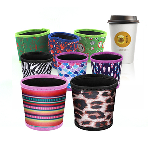 Fundas Personalizadas para Vasos de Café de 12oz y 24oz, Reutilizables, Aislantes, de Neopreno, para Café Helado - Product Image 1