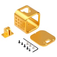 YF pour caméra sportive compatible Hero5/4 & Session, cage pour chien, étui de protection en alliage d'aluminium