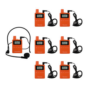 RC2401 Mini-guide touristique sans fil Microphone Simplex Walkie Talkie avec chargement USB Super Qualité Certifié FCC - Product Image 6