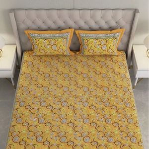 Tùy chỉnh ban đầu được thực hiện màu hồng Twill bông đôi bedsheet 108x108 inch Vua Kích thước miễn phí Doanh được trang bị tấm phẳng thiết kế hoa" - Product Image 1