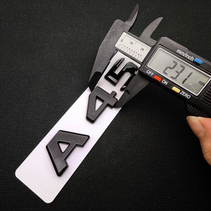 3D ABS lettere nere luminose A35 A45 C63 A180 A45S C63S adesivo auto per <span class=keywords><strong>Mercedes</strong></span> <span class=keywords><strong>Benz</strong></span> accessori decorazione auto - Product Image 6