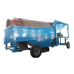 휴대용 강 모래 골드 트롬멜 스크린 머신 모바일 진동 스크리닝 골드 마이닝 로터리 스크린 - Product Image 3