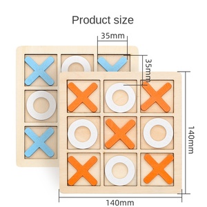 All'ingrosso XO giocattoli Puzzle in legno tris <span class=keywords><strong>giochi</strong></span> educativi transfrontalieri per <span class=keywords><strong>bambini</strong></span> per l'educazione precoce dei genitori - Product Image 2