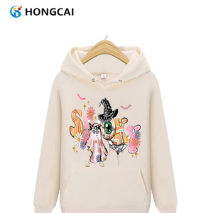 Hongcai Halloween citrouille chauve-souris crâne toile d'araignée autocollants de transfert de chaleur personnalisé haute qualité dtf transferts vinyle de transfert de chaleur - Product Image 5