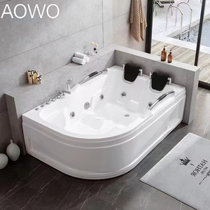 Precio barato dos personas Jacuzzier esquina Whirlpool bañera cómoda acrílico masaje bañera spa <span class=keywords><strong>bañeras</strong></span> - Product Image 2