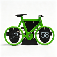 Horloge de table en forme de vélo, décoration moderne et élégante pour la maison, polyvalente pour le salon, le bureau et la chambre
