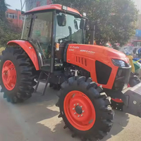 Mini Tractor de 90 HP 4WD, Modelos 704/854/954 con Caja de Cambios y Sistema de Transmisión por Engranajes, Alta Seguridad Agrícola