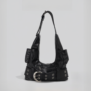 Bolsa bandolera verde moderna y ecológica para mujeres, estilo tradicional nepalí inspirado en monjes sadhus con asa. - Product Image 1