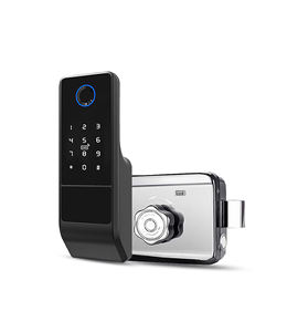 हॉट सेल और सबसे लोकप्रिय vd08 वायरलेस ब्लूटूथ-संगत टलॉक ऐप रिमोट फिंगरप्रिंट वाटरप्रूफ ip67 रिम स्मार्ट लॉक - Product Image 1