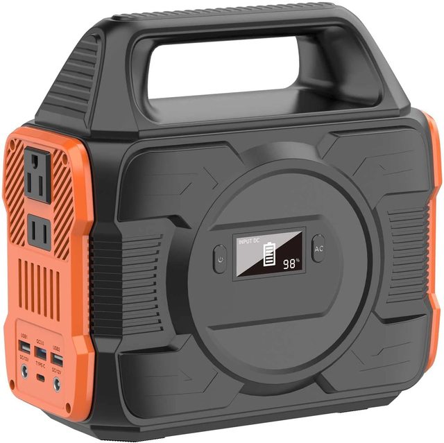 Portable Power Station 288Wh/300W 80000mah Backup Lithium Battery Pure Sine Wave AC Outlet
