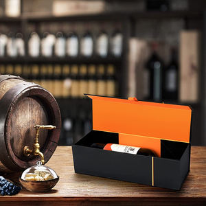 Caja <span class=keywords><strong>de</strong></span> Regalo <span class=keywords><strong>de</strong></span> Botella Personalizada <span class=keywords><strong>de</strong></span> Lujo para Licores, Caja <span class=keywords><strong>de</strong></span> Regalo <span class=keywords><strong>de</strong></span> Vino <span class=keywords><strong>de</strong></span> Papel Plegable, Empaque <span class=keywords><strong>de</strong></span> Vino, Caja Magnética - Product Image 3