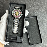 Nouvelle montre roulette pour homme, tendance et colorée, à mouvement à quartz, montre sport pour homme, cadeau