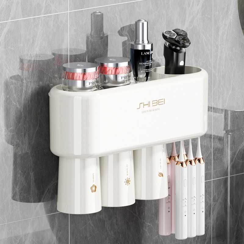 ที่ใส่แปรงสีฟัน - ถ้วยยาสีฟันสองถ้วย