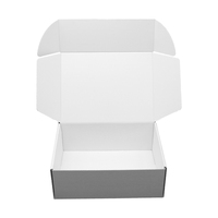 Caja de Embalaje de Joyería de Cartón Corrugado de Alta Gama Personalizada, Color Blanco con Lámina Dorada, Caja de Envío Plegable para Relojes