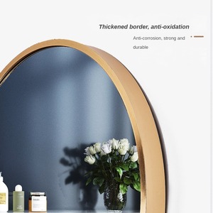 Art <strong>Deco</strong> Full-Length Arch-Shaped Home Hanging <strong>Mirror</strong> for Bathroom or Living Room Thick Glass with Metal Frame for Hotels - Product Image 4