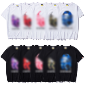 Camiseta de Moda Ape en Oferta, Camiseta de Diseñador para Hombre, Camiseta Bapees con Estampado Moderno, Versión 1:1 de Alta Calidad, Disponible en Stock, con Estampado de Letras - Product Image 1