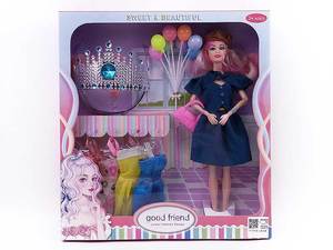 Set di Bambole da 11,5 Pollici per Giochi di Moda per Bambine, Giocattolo con Vestiti per Bambole - Product Image 6