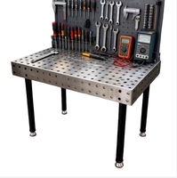 Table de travail en fonte multi-trous pour positionnement, table de soudage 3D flexible, pour utilisation avec fraiseuses industrielles et stations de soudage