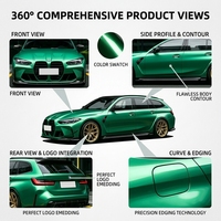 Vinilo para Envoltura de Autos Serie Original Paint, Película de Vinilo PET de Alto Brillo, Autoadhesiva, Libre de Burbujas, Envoltura Automotriz de PVC, Película de Envoltura de Color