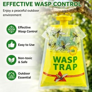 Trampa para Avispas Desechable Ecológica, Sólida y Duradera <span class=keywords><strong>de</strong></span> Alta Calidad, Super Magic Fly Catcher, BSTW OEM ODM, <span class=keywords><strong>Control</strong></span> <span class=keywords><strong>de</strong></span> Insectos - Product Image 1