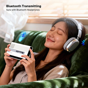 Portable Retro Cassette Walkman, BT, Auto Reverse, Rechargeable Battery, ABS Shell - Product Image 4