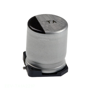 Condensador de Aluminio para Montaje en Superficie, Canal del Fabricante, 220UF, 20%, 10V, SMD, EEV-TA1A221P, 220 uF - Product Image 1