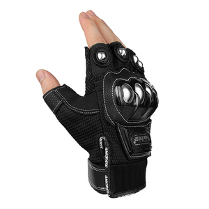 Guantes <span class=keywords><strong>MADBIKE</strong></span> de medio dedo Guantes personalizados de verano para montar en bicicleta Carreras para guantes de motocicleta - Product Image 4