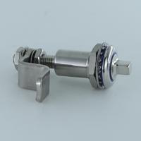 Loquet de compression carré hygiénique réglable SUS316 IP69K pour panneaux de machines sanitaires