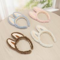 E0016 Gros Bandeau de Fête, Bandeau en Peluche Petit Démon, Bandeau Oreilles d'Elfe, Bandeau Fantaisie Amusant Inspiré par Labubu