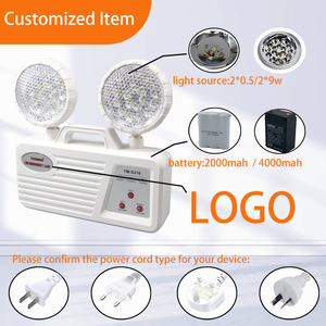 Tuoming High Quality Two Heads <b>Battery</b> Led Emergency <b>Light</b> Rechargeable Emergency Lamp For Hotel - Product Image 2