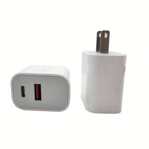 Wholesale 20W PD Phone Charger Fast <b>Charging</b> USB Type C Wall Charger A+C Port Travel <b>Adapter</b> - Product Image 1