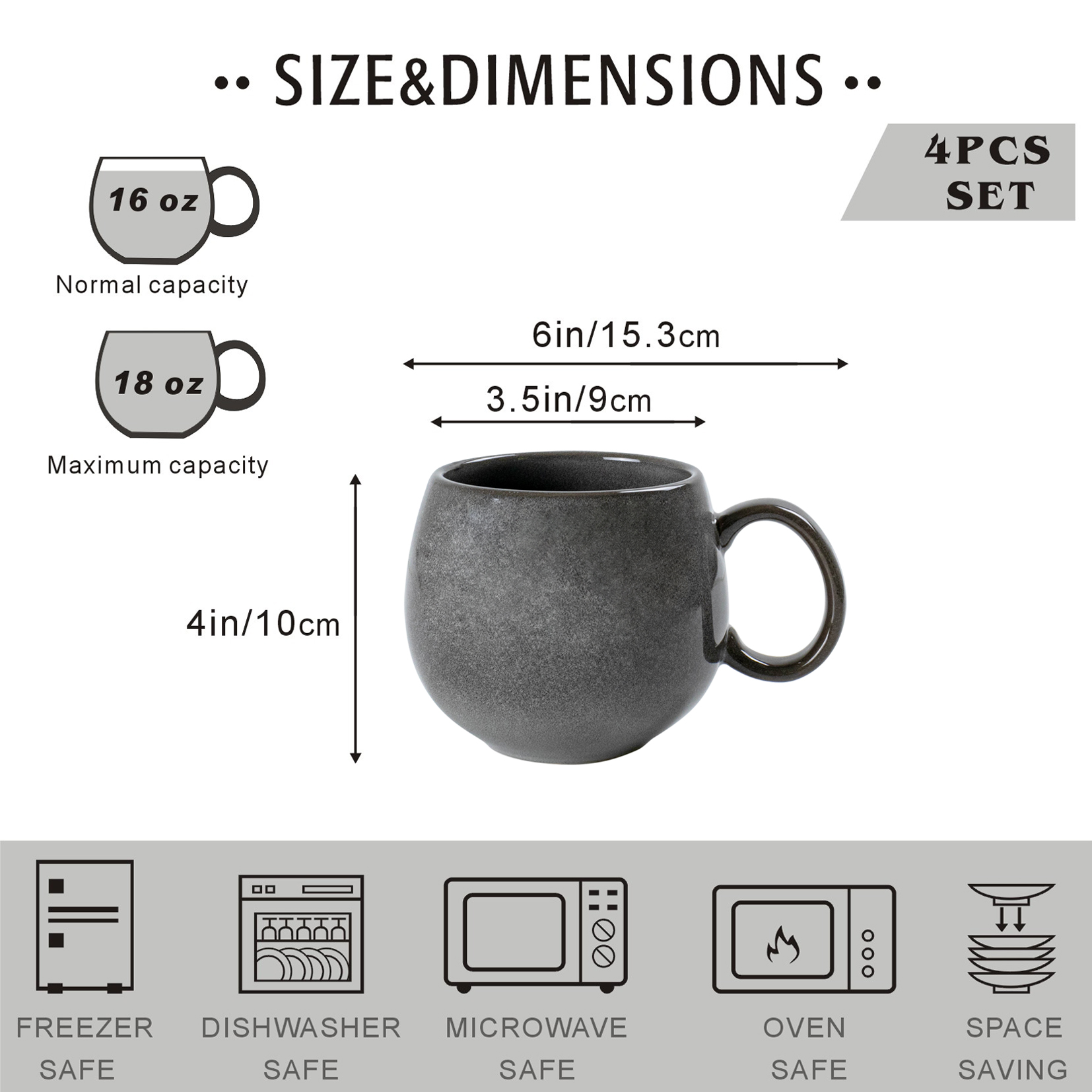 Taza de café de cerámica