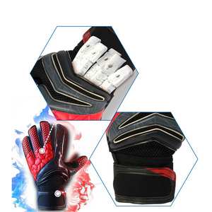 Gants de gardien de but de football professionnel SMX en latex épaissi avec protection des doigts pour une utilisation sportive en cuir de qualité - Product Image 2