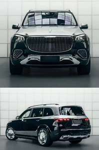 Pour mercedes-benz <span class=keywords><strong>GLS</strong></span> 2020-2024 mise à niveau 2025 Maybach pare-chocs avant et arrière diffuseur arrière Spoiler Grill Kit de carrosserie - Product Image 5