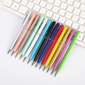 Classic Promotion Hotel <b>Pen</b> Slim Metal Ball <b>Pen</b> with Custom Logo <b>Stylus</b> <b>Pen</b> - Product Image 2
