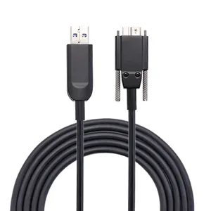 לוח הנעילה עם ברגים usb3.0 הקלד כבל האריך שידור עבור מיקרו usb3.0 עבור מצלמה תעשייתית/vr