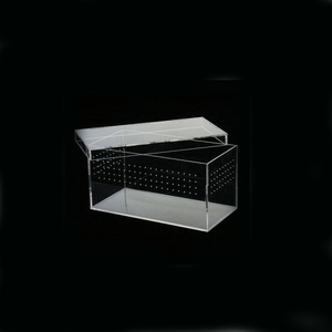 Hộp Nuôi Bò Sát Acrylic Cỡ Lớn 2.5 Gallon, Bể Nuôi Chim Cảnh Bằng Acrylic 12X8X6 Inch, Dùng Cho Côn Trùng Lưỡng Cư - Product Image 6