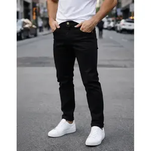 Pantaloni Chino Slim Fit Elasticizzati da Uomo Adrenaline, Vita Media, 5 Tasche, Antipiega, in Gabardine - Product Image 5