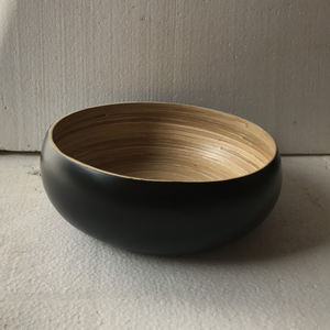 Wholesales Nice Design Eco Friendly Spun <b>Bamboo</b> Fiber Salad Serving <b>Bowls</b> with Attractive Color for Kitchenware - Product Image 5