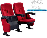 Table et chaise pliantes contemporaines en acier de luxe pour mobilier de théâtre dans les salles de conférence publiques, les églises, les écoles, les hôtels et les cinémas