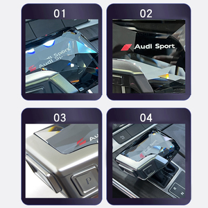 หัวเกียร์คริสตัล LIAO ใหม่ สำหรับรถยนต์ออดี้ แบบเสียบใช้งานได้ทันที อัพเกรดภายในรถยนต์ ชุดเปลี่ยนทดแทน รับประกัน 12 เดือน - Product Image 2